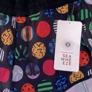 RARE Lululemon Speed Short 2015 Seawheeze Circle Pills Sz- 10